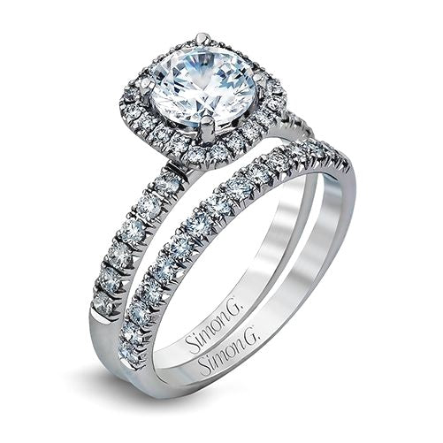 Simon G. Halo Engagement Ring