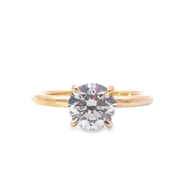Forevermark Yellow Gold Halo Engagement Ring