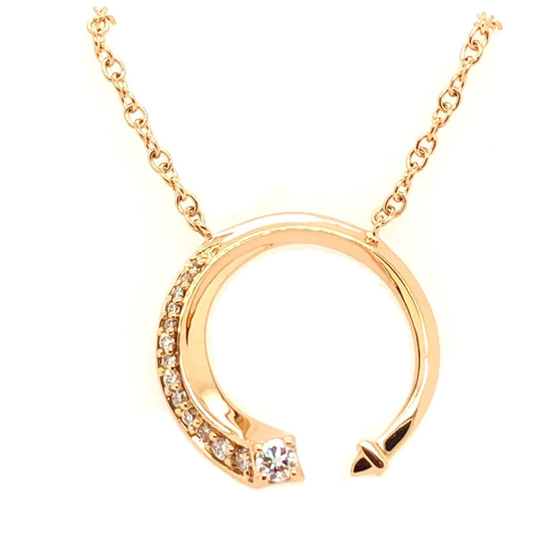 Forevermark 0.17 Cttw. Rose Gold "Avannti" Diamond Fashion Pendant