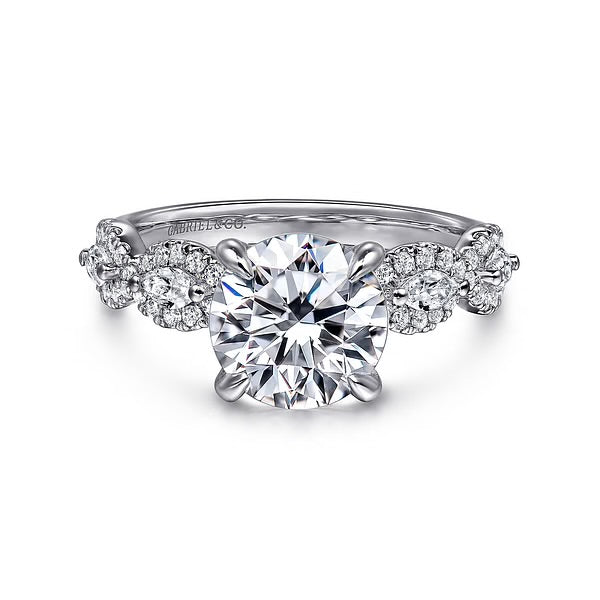 GABRIEL & CO "Contemporary" Engagement Ring