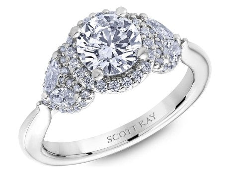 Scott Kay Halo Engagement Ring