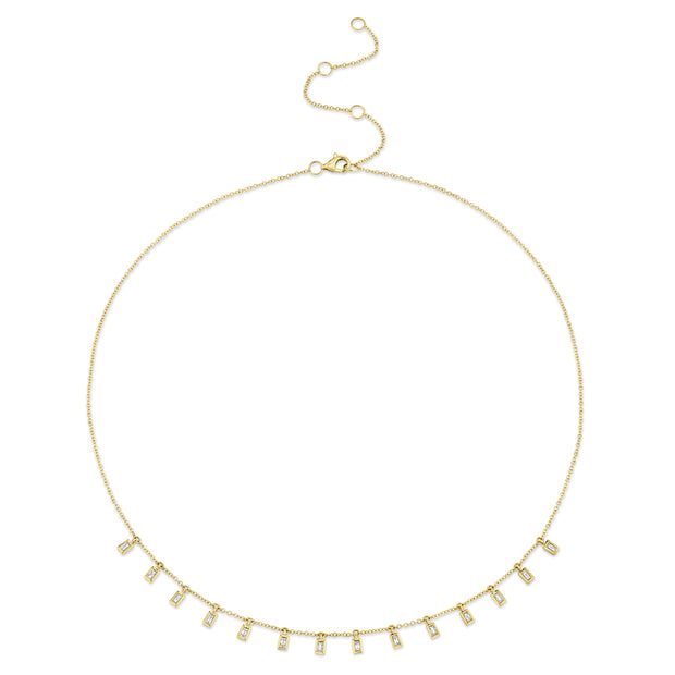 Shy Creation Yellow Gold Diamond Fashion Necklace