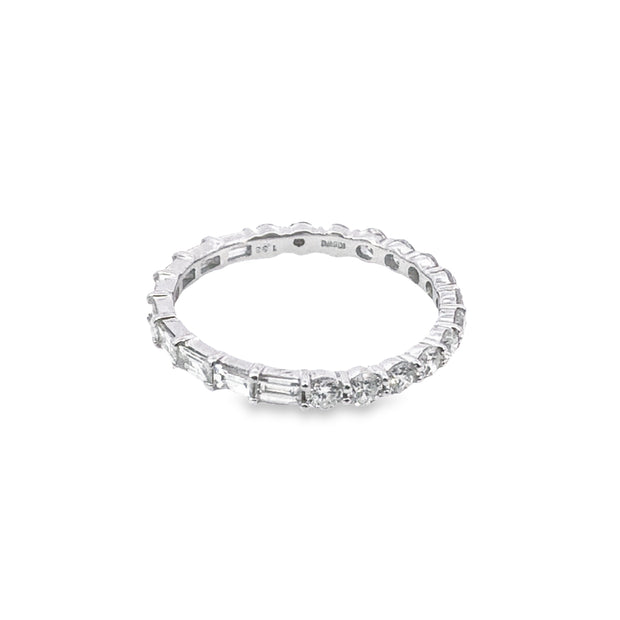 White Gold Stackable Diamond Eternity Band