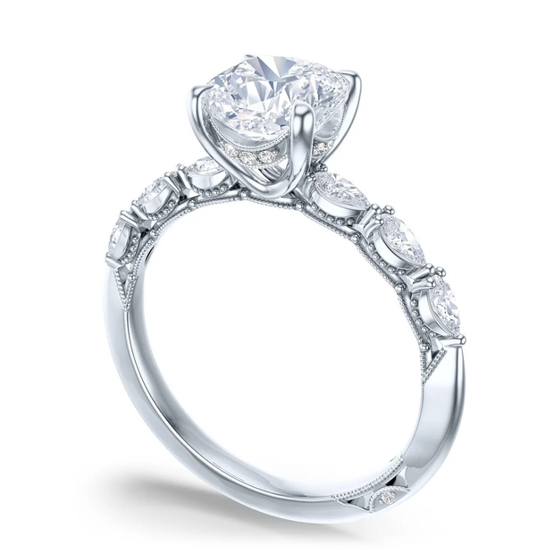 Tacori "Sculpted Crescent" Engagement Ring