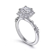 GABRIEL & CO "Starlight" Engagement Ring
