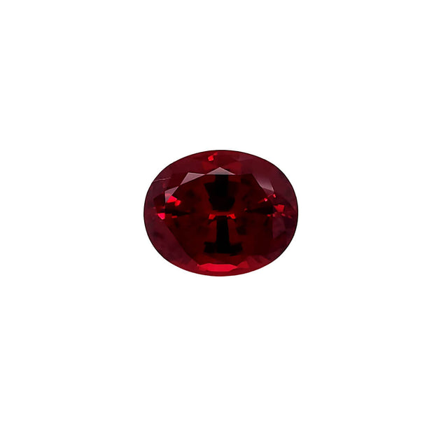 Chatham Lab Grown Loose Red Oval Shape Ruby