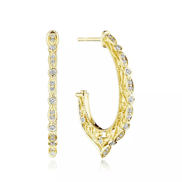 Verragio "Reverie" Diamond Hoop Earrings
