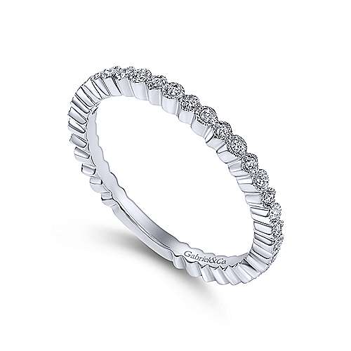 GABRIEL & CO "Stackable" Wedding Band