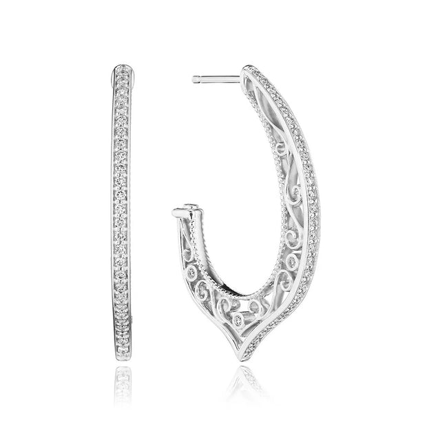 Verragio "Reverie" Diamond Hoop Earrings