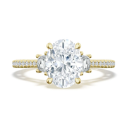 Tacori "Lunetta Cresecent" Engagement Ring