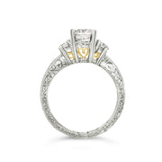 Michael Beaudry Three Stone Engagement Ring