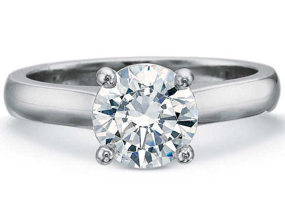 Precision Set Solitaire Engagement Ring