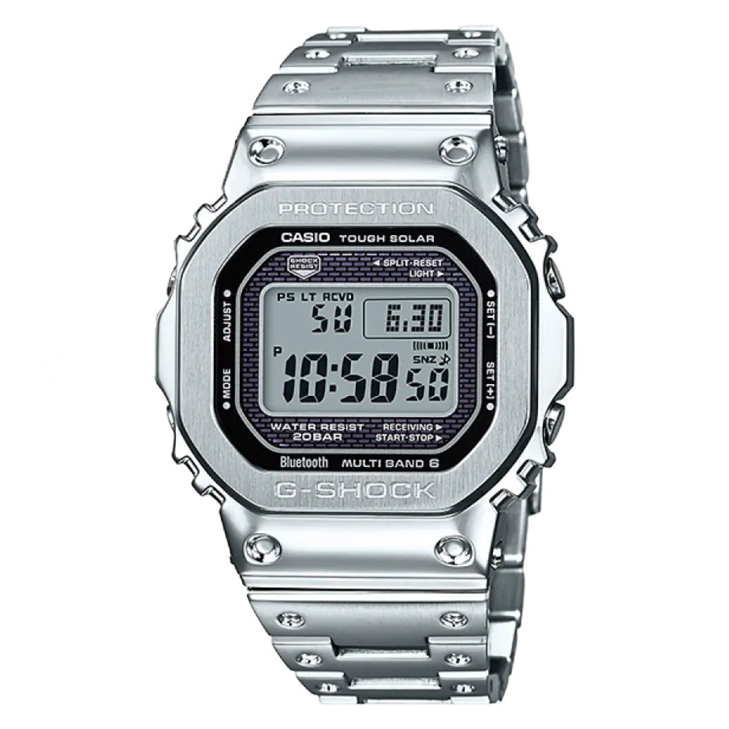 け*し様 CASIO G-SHOCK GMW-B5000 フルメタル シルバー CASIO - G-SHOCK FULL METAL GMW-B5000 Series – Padis Jewelry