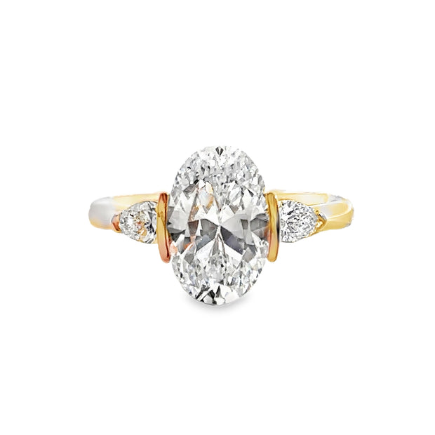 A. JAFFE Diamond Engagement Ring