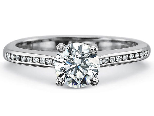 Precision Set Diamond Engagement Ring