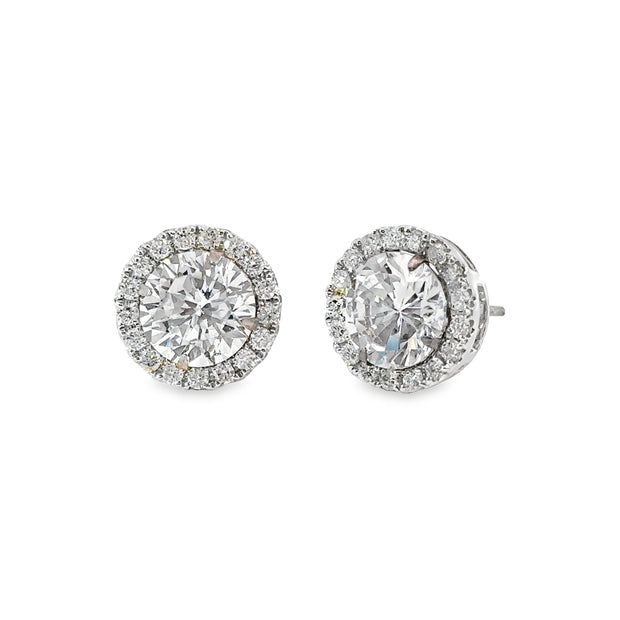 White Gold Diamond Earring Jackets