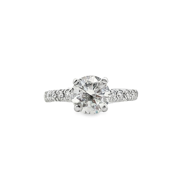 Lab Grown Platinum Diamond Engagement Ring