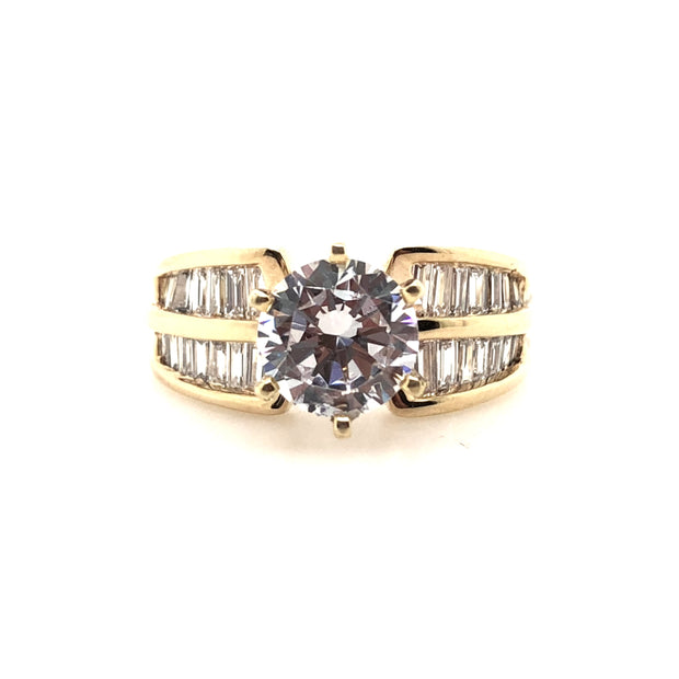 Yellow Gold Diamond Engagement Ring