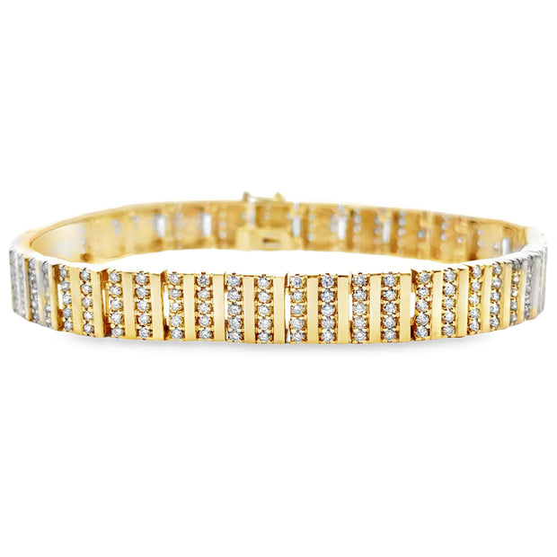 Yellow Gold Diamond Fashion Bracelet