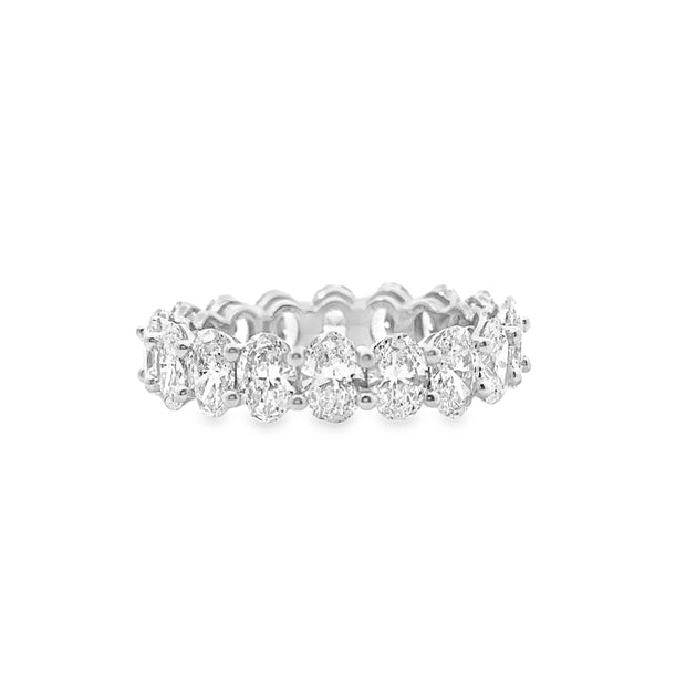 Lab Grown White Gold Diamond Eternity Band