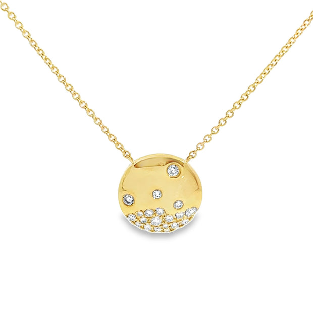 Yellow Gold Diamond Fashion Necklace