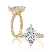 A. JAFFE Diamond Engagement Ring