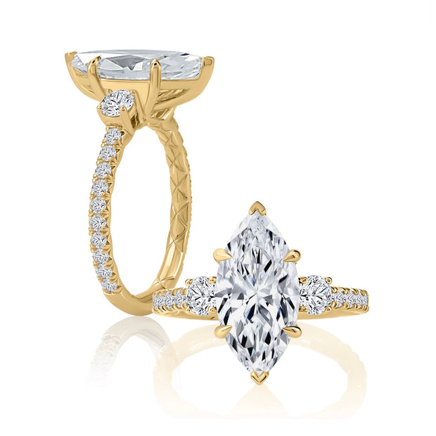 A. JAFFE Diamond Engagement Ring