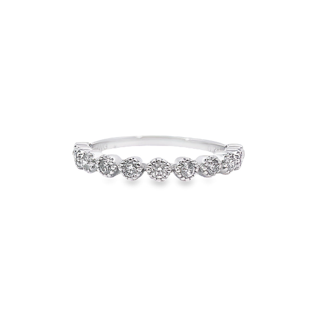 White Gold Diamond Wedding Band
