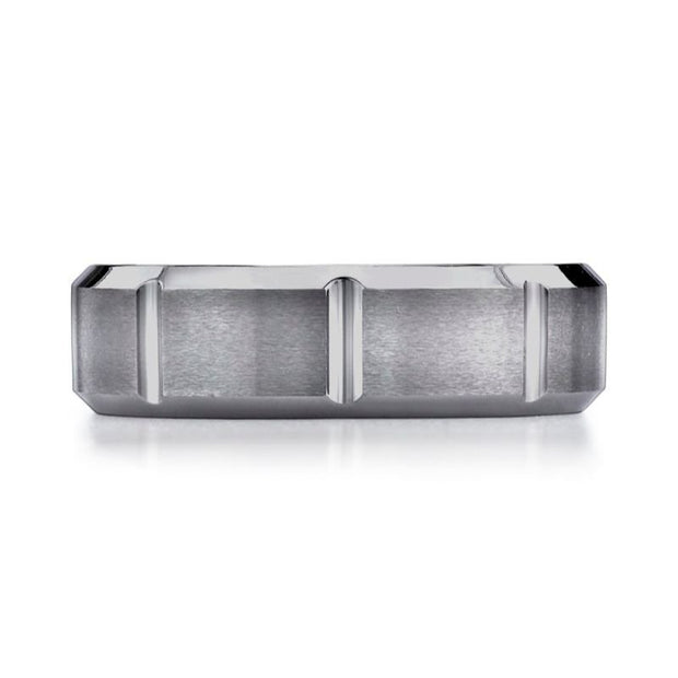 Benchmark Tungsten Men's Wedding Band