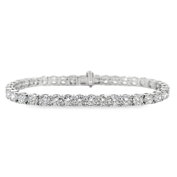 Lab Grown 15.00 Cttw. White Gold Diamond Tennis Bracelet