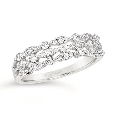 LeVian Platinum Diamond Stackable Band