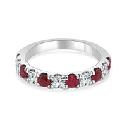 IMAGINE Ruby and Diamond Wedding Band