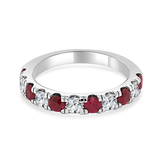 IMAGINE Ruby and Diamond Wedding Band