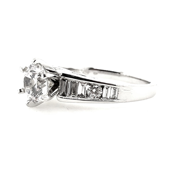 White Gold Diamond Engagement Ring