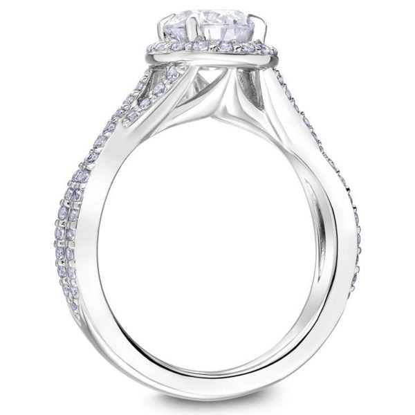 Scott Kay "Namaste" Halo Engagement Ring