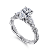 GABRIEL & CO "Classic" Engagement Ring