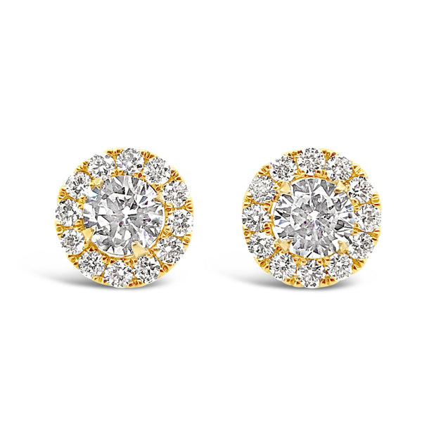 Yellow Gold Diamond Earring Jackets