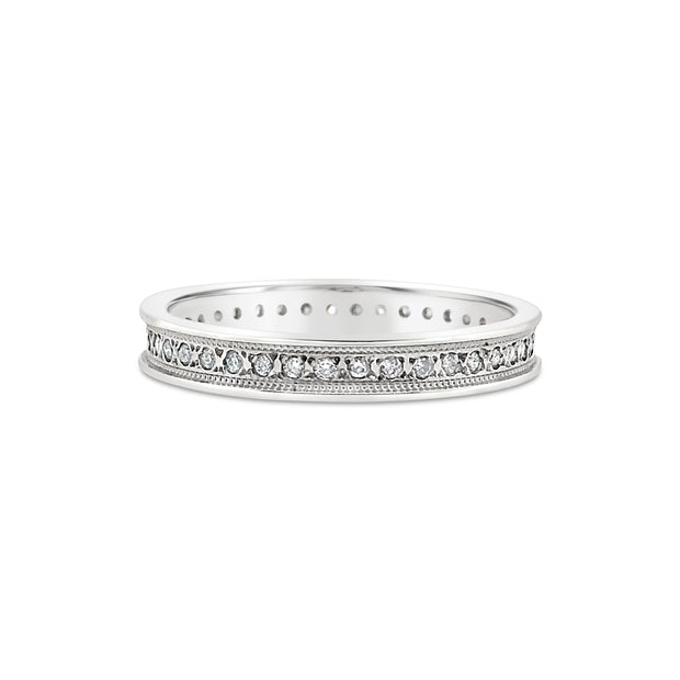 Goldman White Gold Diamond Eternity Band