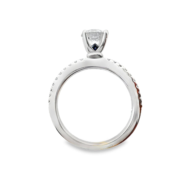 Lab Grown White Gold Diamond Engagement Ring