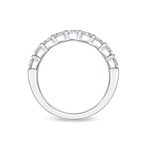 Memoire "Petite Prong" Diamond Wedding Band