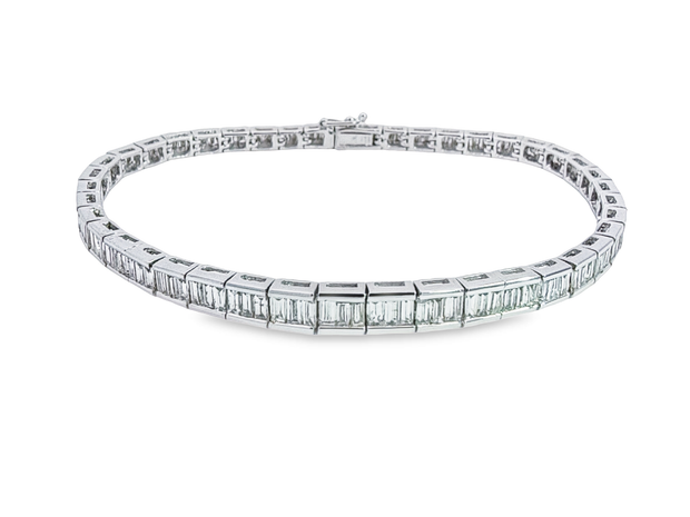 White Gold Diamond Fashion Bracelet