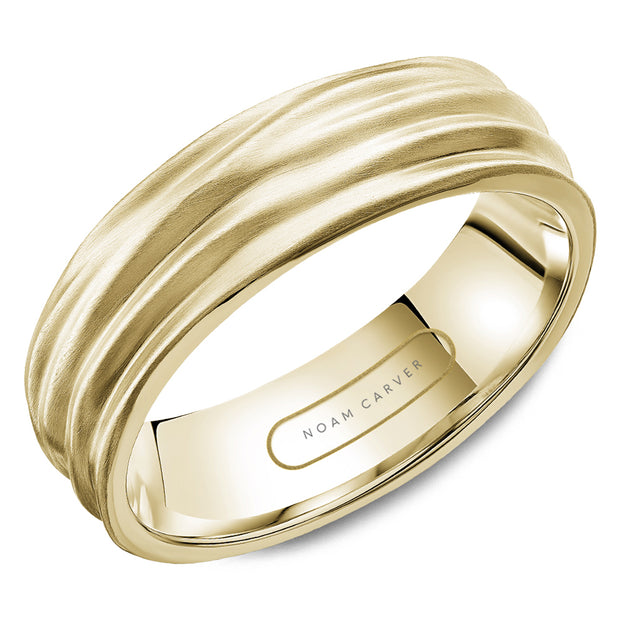 Noam Carver Men's "Brdal" Wedding Band