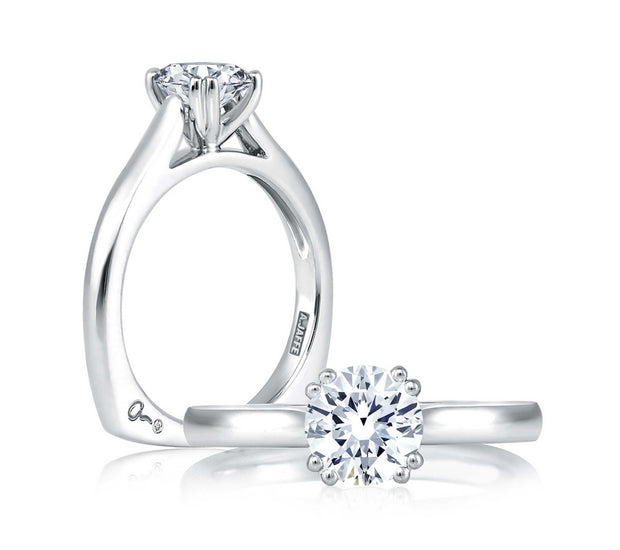 A. JAFFE Solitaire Engagement Ring