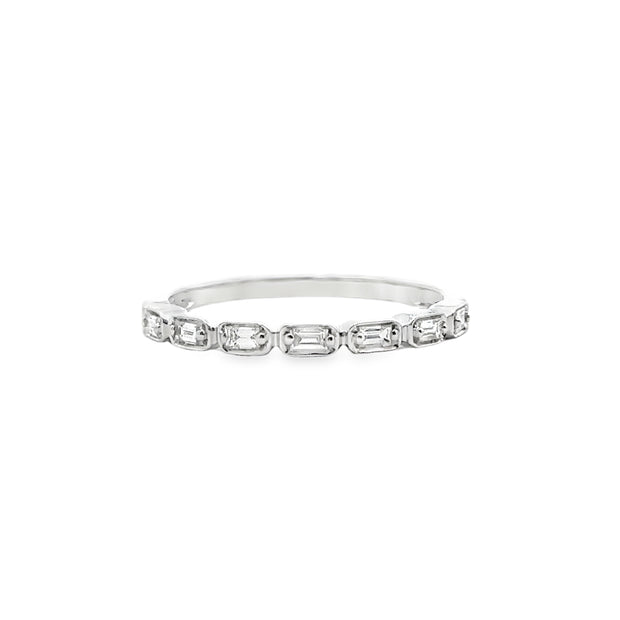 White Gold Diamond Wedding Band