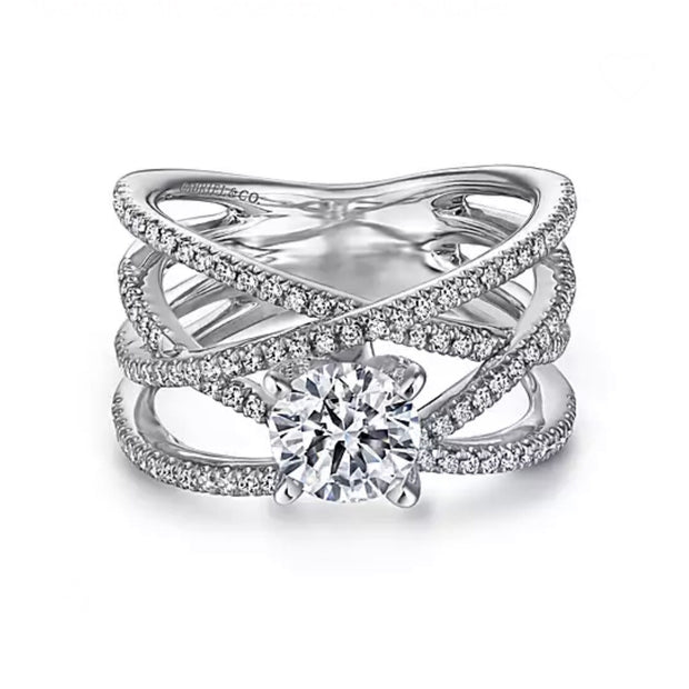 GABRIEL & CO "Nova" Engagement Ring