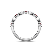 IMAGINE Ruby and Diamond Wedding Band