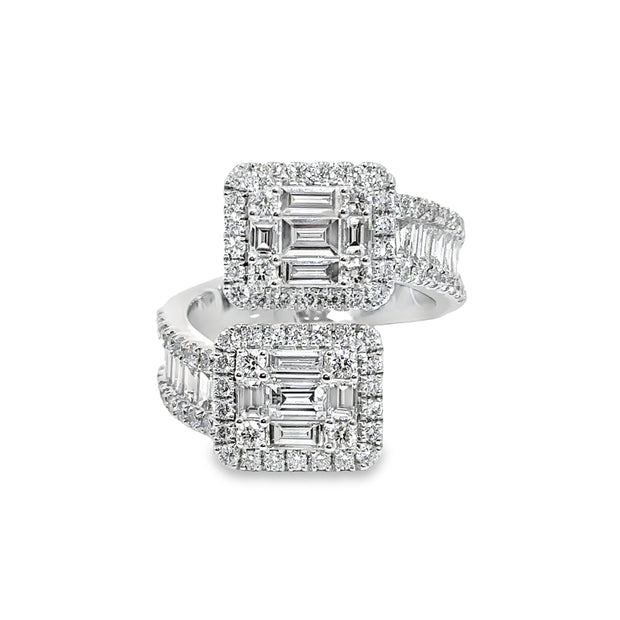 White Gold Diamond Fashion Ring