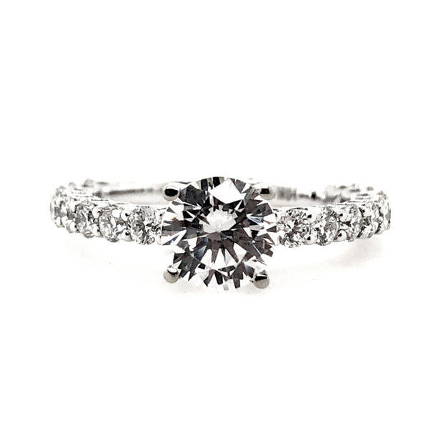 White Gold Diamond Engagement Ring