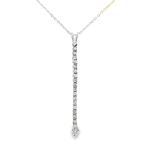 White Gold Diamond Fashion Pendant