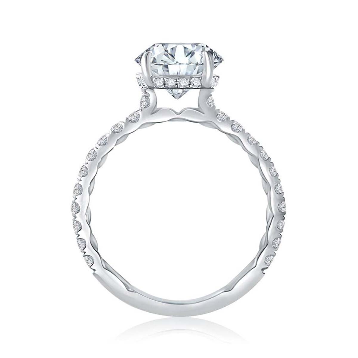 A. JAFFE Diamond Engagement Ring